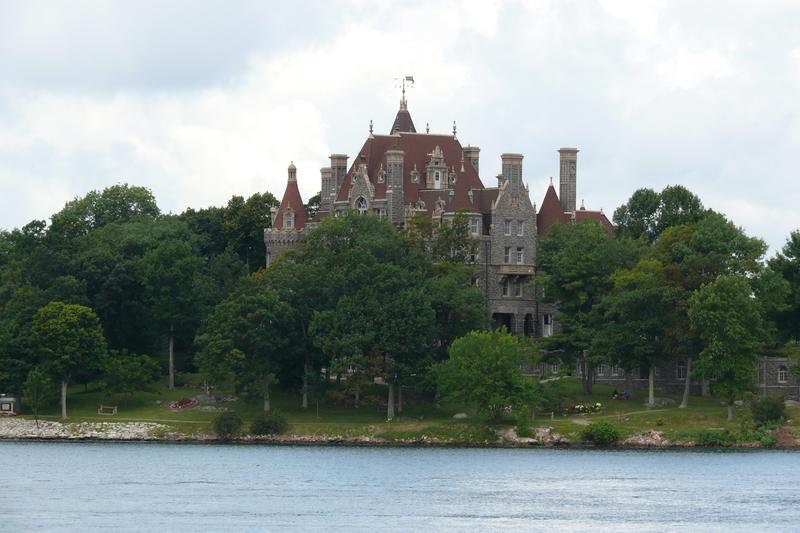 Boldt Castle on Heart Island, seen from the water